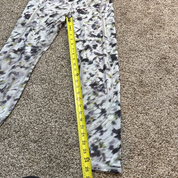 ATHLETA Women's Rainier High Rise Legging Size M In Grey Lyra Garden - Picture 8 of 11